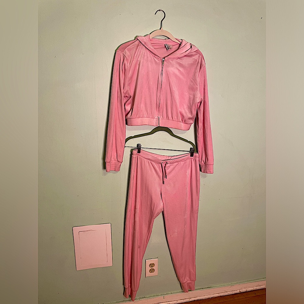 Pink Matching Sweat Set